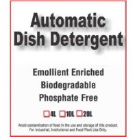 Automatic dish detergent, emollient enriched, biodegradable