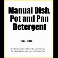 Manual dish, pot and pan detergent